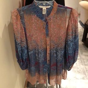 DVF silk blouse